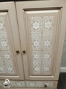 LOVELY NEAT PAINTED TOP BOX COMBI WARDROBE