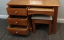 Solid pine dressing table set