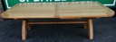 QUALITY OAK EXTENDING 11FT DINING TABLE