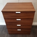 Modern narrow four drawer  chest