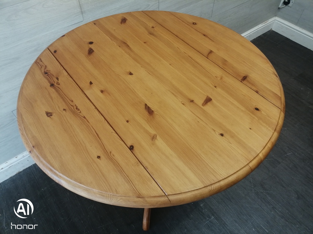 Pine drop leaf table