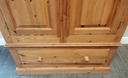 SOLID PINE WARDROBE WITH DRAWER