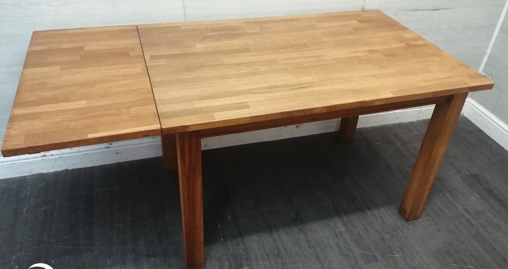 SOLID PINE DROP LEAF DINING TABLE