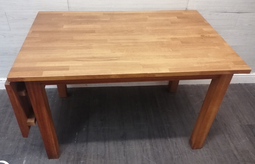 SOLID PINE DROP LEAF DINING TABLE