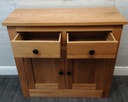LOVELY DOUBLE  OAK SIDEBOARD