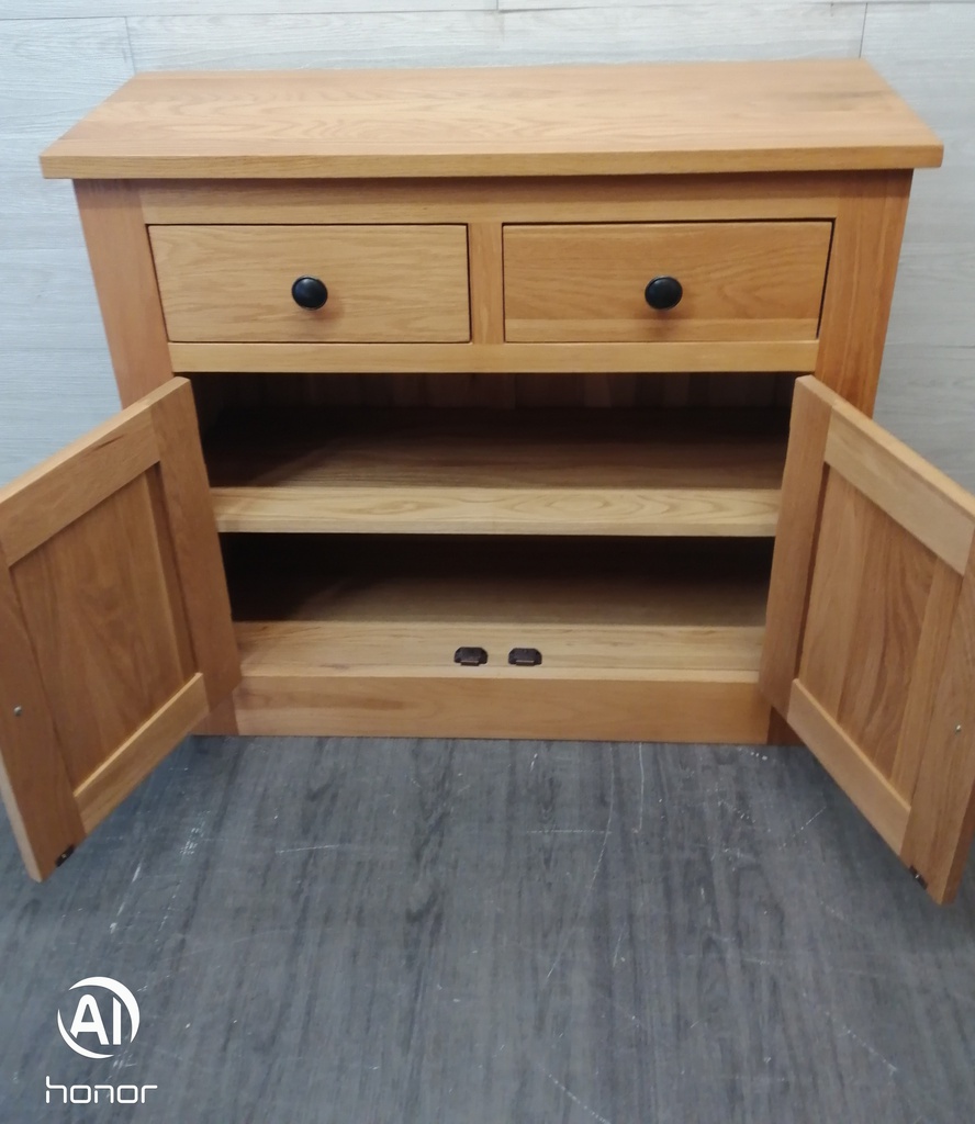 LOVELY DOUBLE  OAK SIDEBOARD