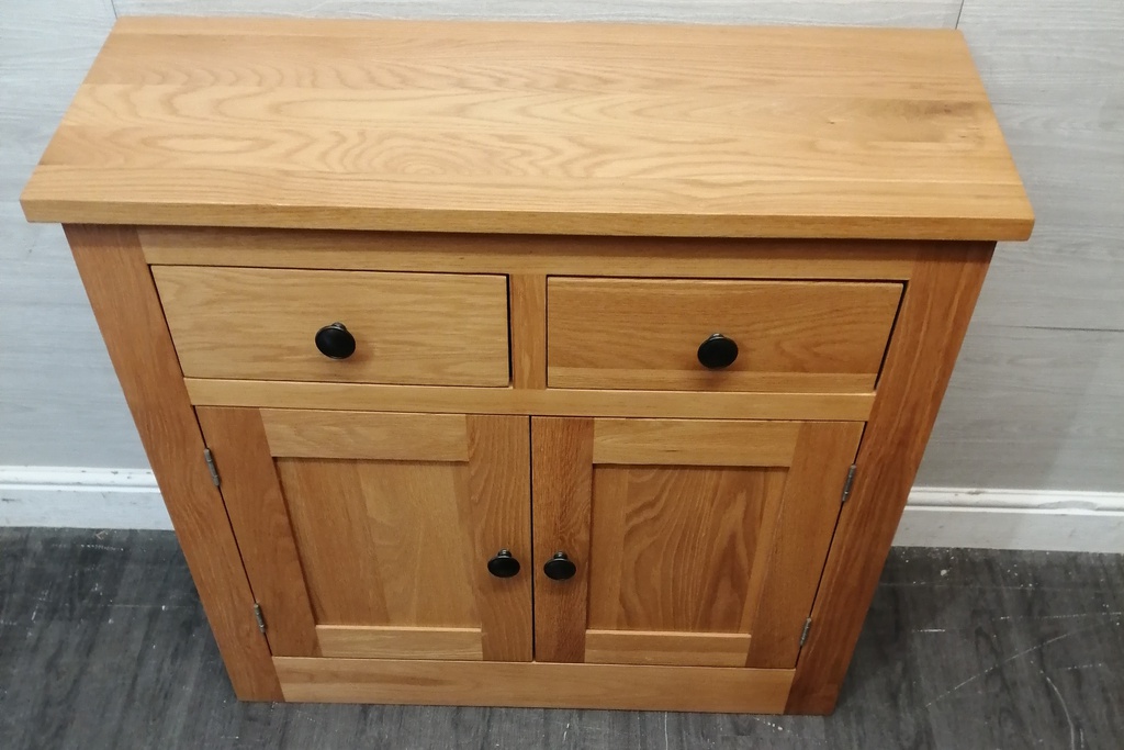 LOVELY DOUBLE  OAK SIDEBOARD