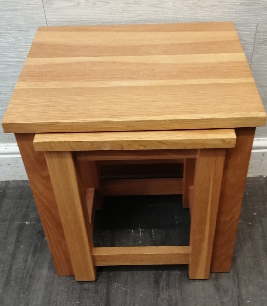 Nest of Two oak Tables