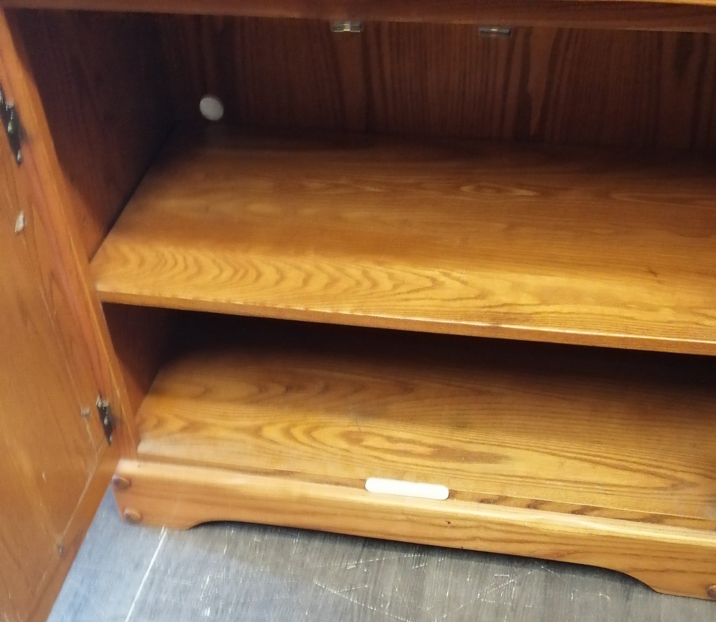 Pine Cupboard Base Bookcase