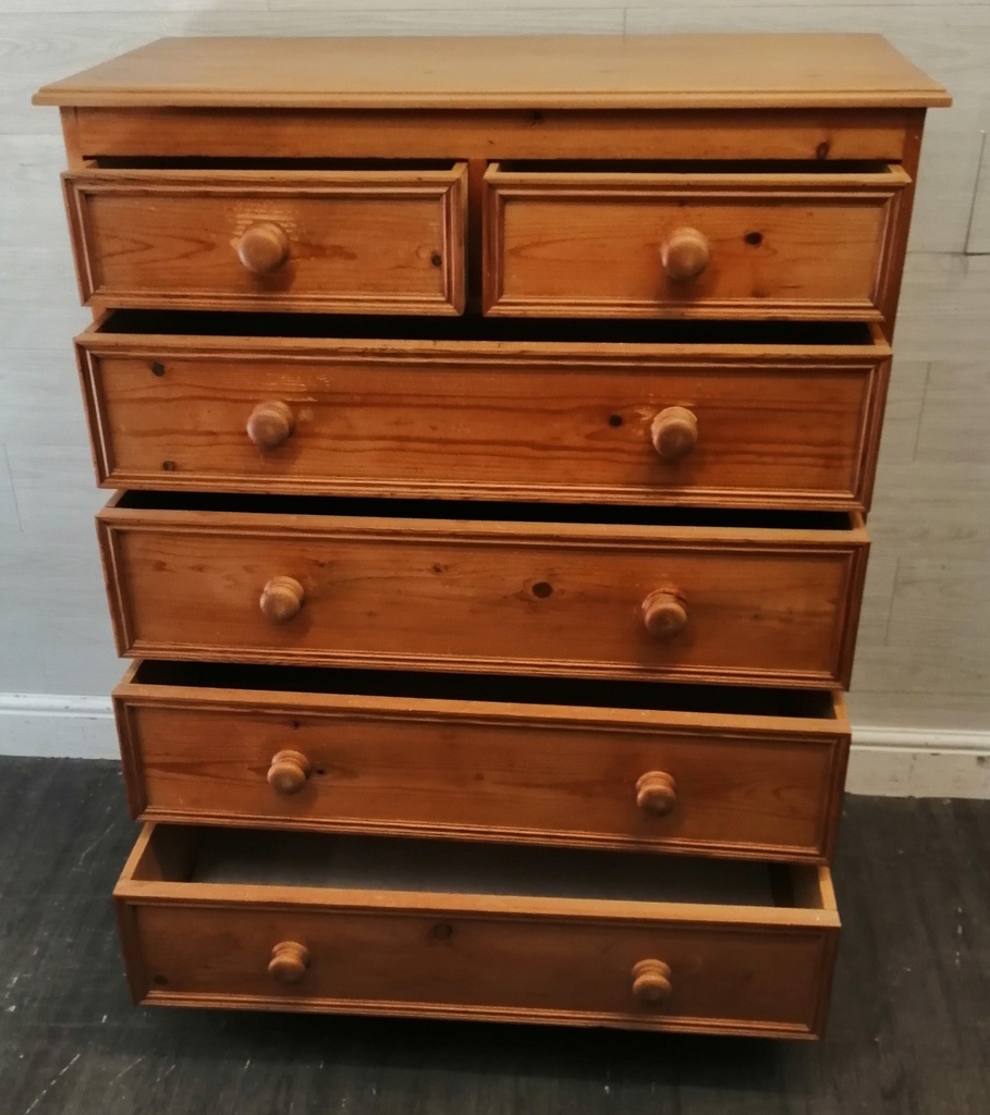QUALITY LARGE SOLID PINE CHEST