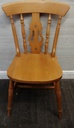 6 x fiddle back dining chairs