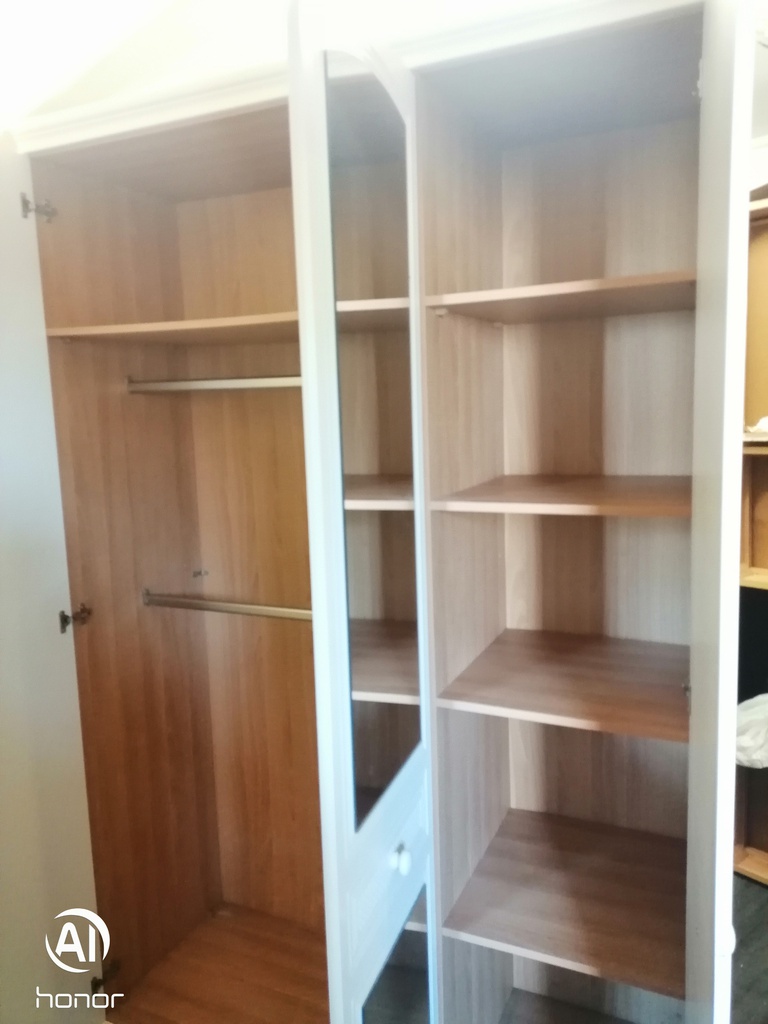 Triple White Wardrobe