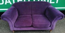 Lovely Mauve Toned Chesterfield Style Neat Sofa