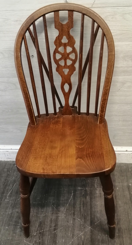 4 x Wheel Back Dining Chairs