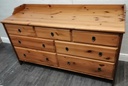IKEA ‘LEKSVIK’ Pine Seven Drawer Chest