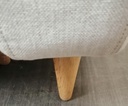 Beige &amp; Brown Toned Three Seater Pillow Back Sofa
