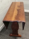 NARROW VINTAGE DROP LEAF DINING TABLE