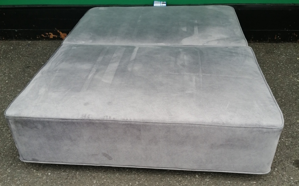 MODERN GREY 4FT6" VI-SPRING SPRUNG TOP DIVAN BASE