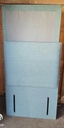 Lovely blue 3ft divan &amp; headboard set