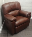 BARGAIN Brown Leather G PLAN Electric Recliner Armchair