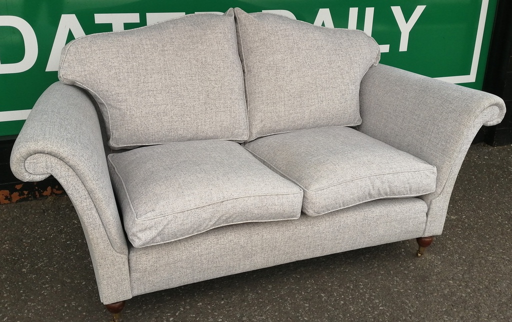 Lovely modern light grey sofa