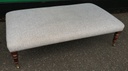 Lovely large grey coffee table footstool
