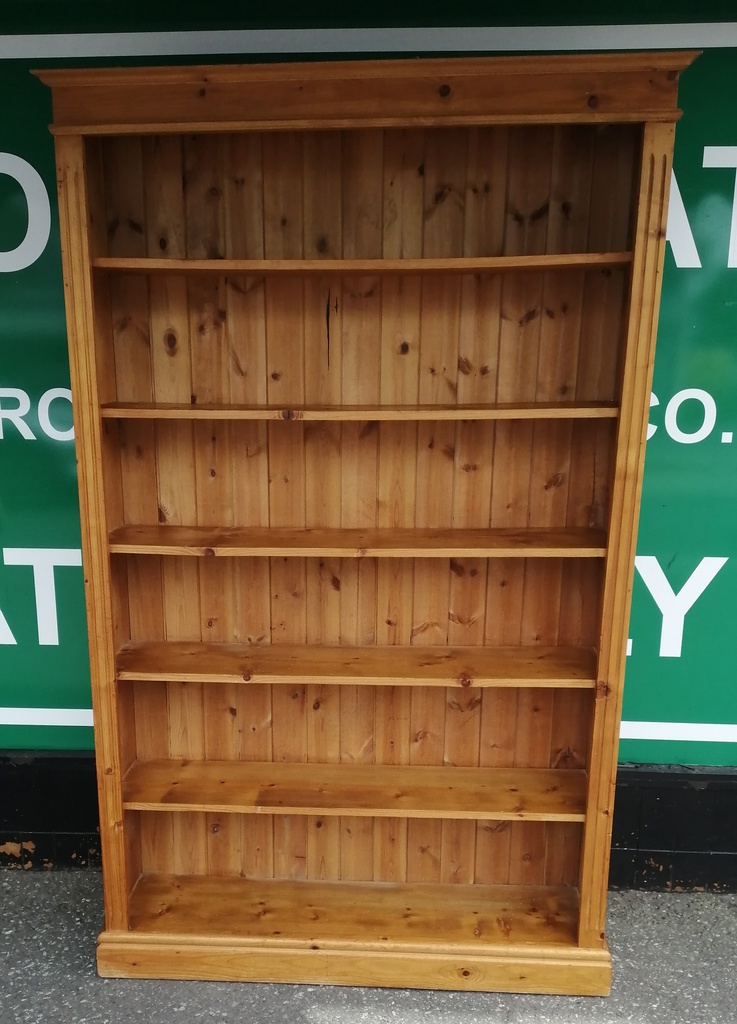 LARGE SOLID PINE BOOKCASE