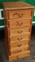 Quality solid pine three drawer file unit