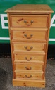 Quality solid pine three drawer file unit