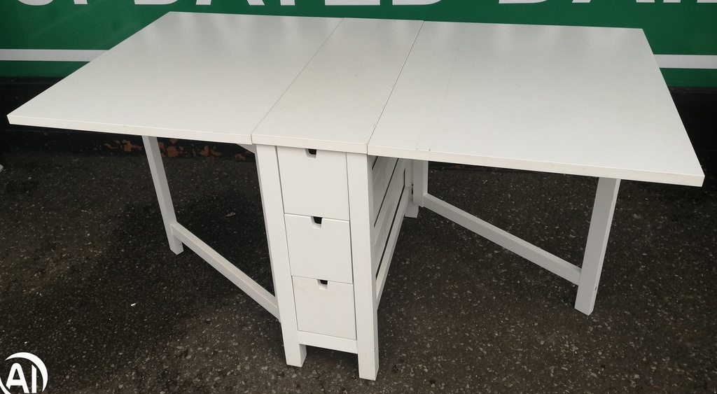 IKEA NORDEN White Gateleg Table