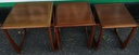 Retro Teak Style  Nest of Three Tables