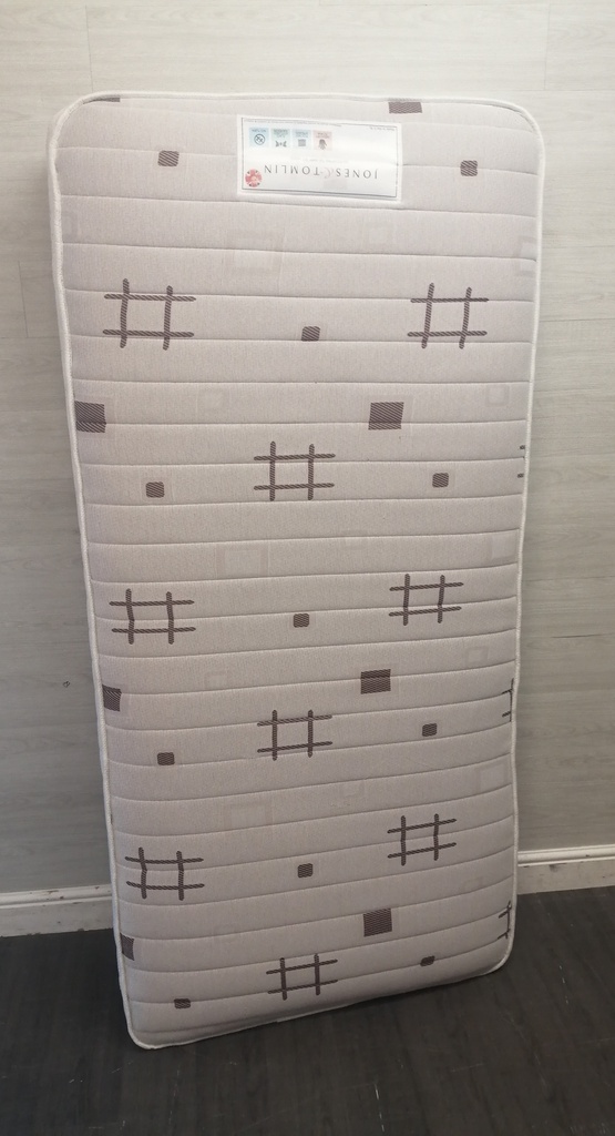 3FT JONES &amp; TOMLIN SINGLE MATTRESS