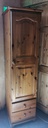 QUALITY SINGLE DOOR PINE WARDROBE