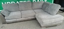 Lovely grey corner sofa