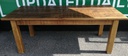 7ft QUALITY RUSTIC SOLID PINE PLANK TOP DINING TABLE