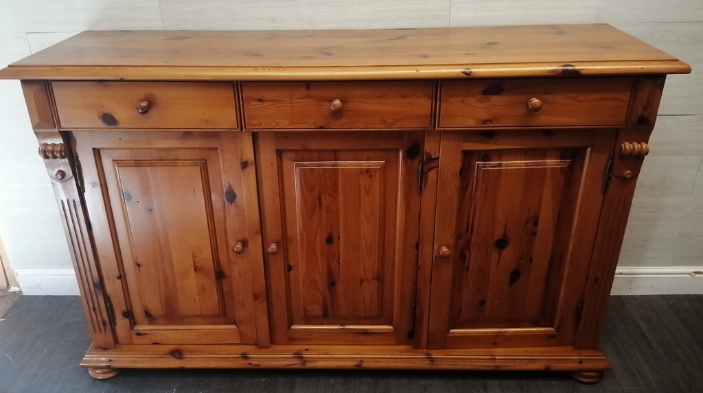 Large Solid Pine Sideboard