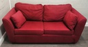 Neat Red Toned Sofa Bed