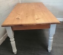 6FT SOILD PINE SHABBY CHIC DINING TABLE