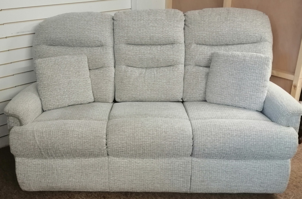 Lovely high back  grey toned sofa