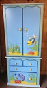 Heather Spencer Sea Themed Double Wardrobe