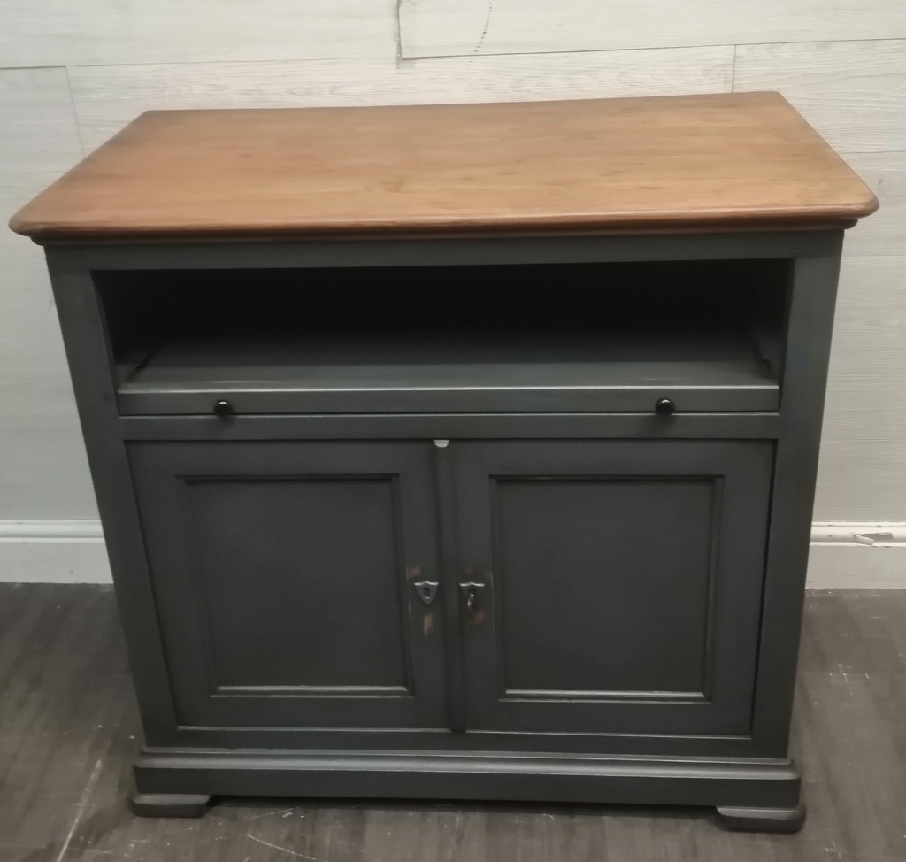 LOVELY GREY PAINTED TV STANDS