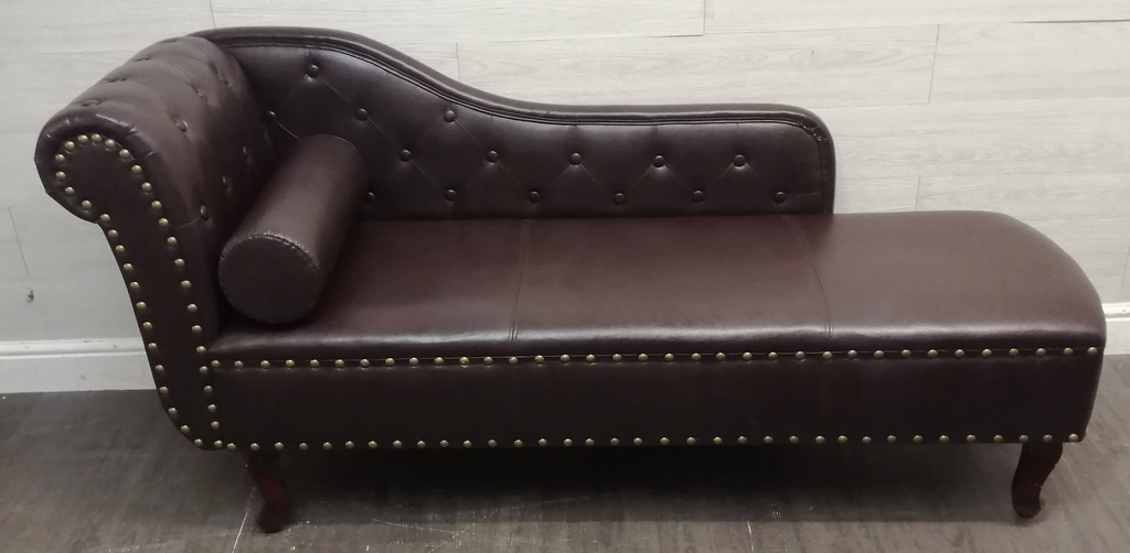 Lovely Faux Leather  Chaise-Longue