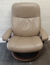 STRESSLESS Leather Recliner Chair with wide seat