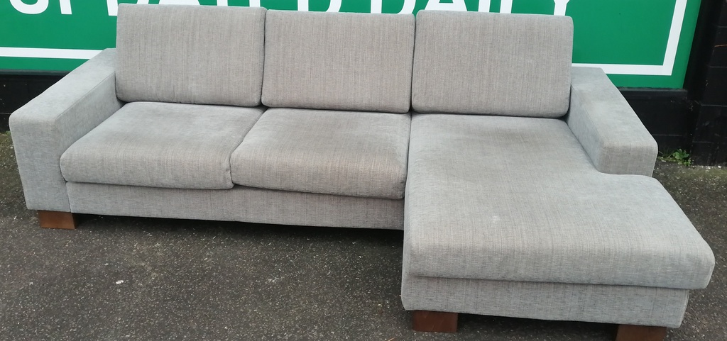 Modern Grey L Shape Sofa