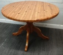 ROUND SOLID PINE QUALITY DINING TABLE