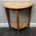 HALF MOON PINE CONSOLE TABLE