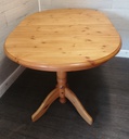 Oval Pine Extending Dining Table