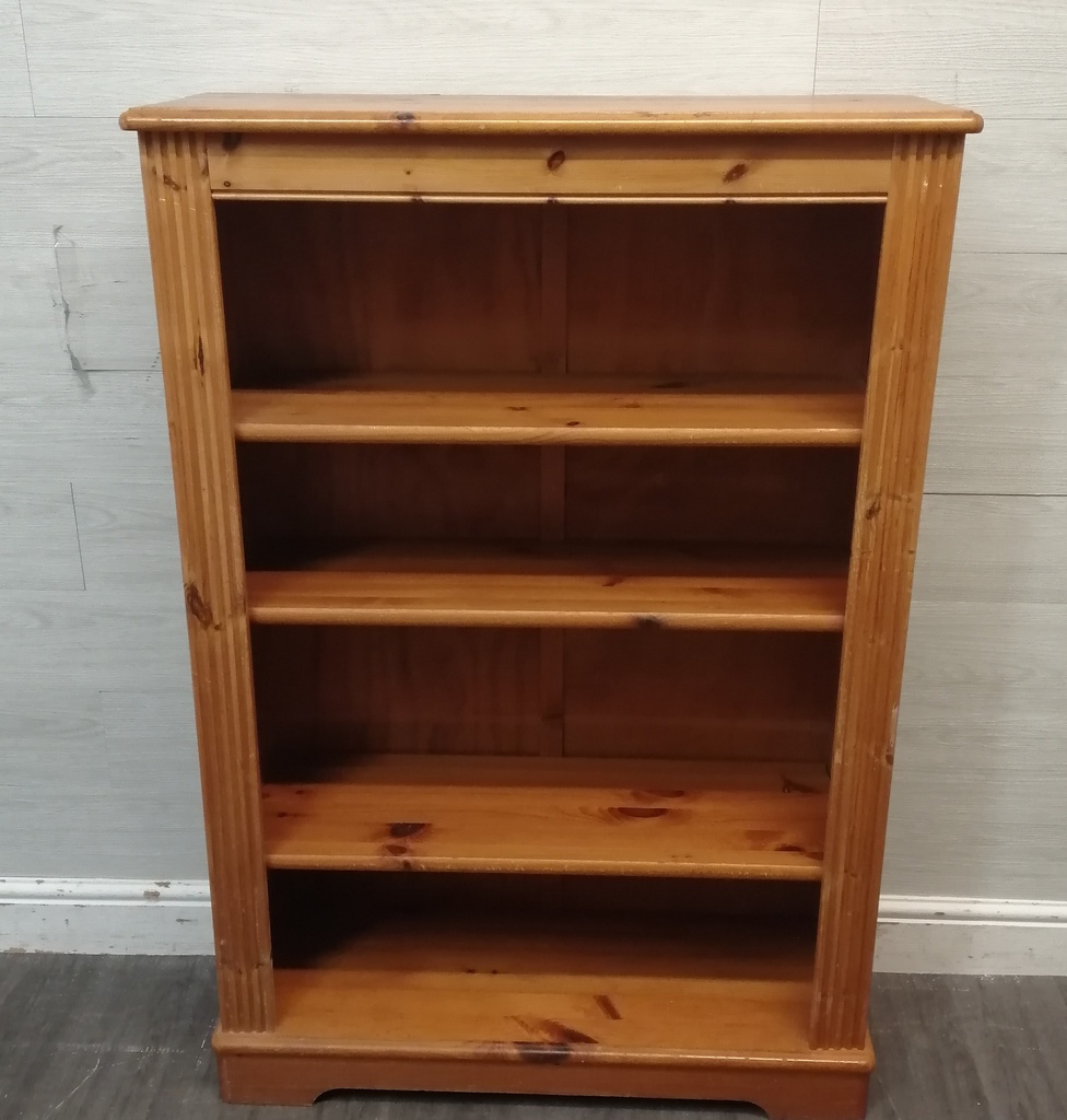 NEAT SOLID PINE BOOKCASE