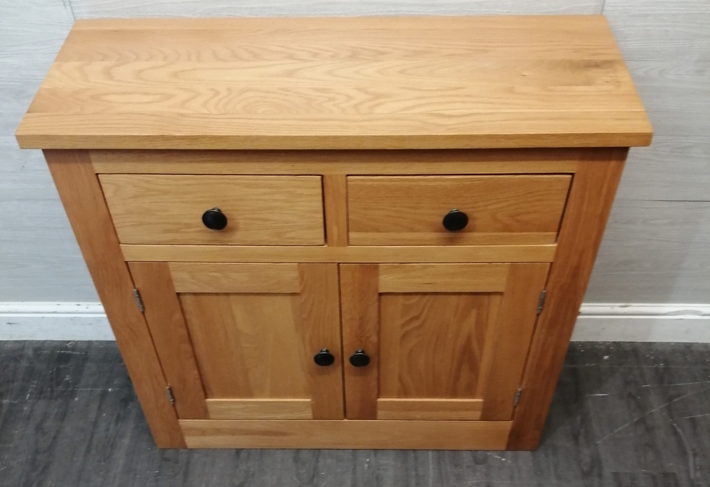 LOVELY DOUBLE  OAK SIDEBOARD