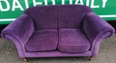 Lovely Mauve Toned Chesterfield Style Neat Sofa